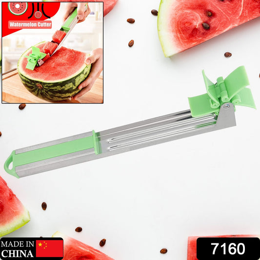 Stainless Steel Washable Watermelon Cutter ? Windmill Slicer & Peeler