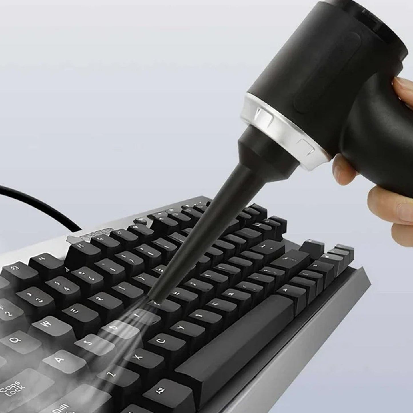3 in 1 Mini Car Vacuum ? Wireless, Rechargeable, Blower & Dust Cleaner for Car, Home & Keyboard