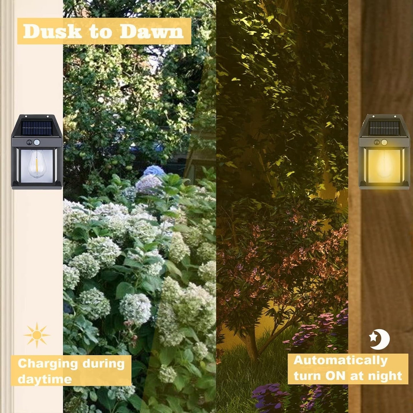 Solar Wall Lamp ? Wireless Outdoor Light with Motion Sensor & 3 Modes