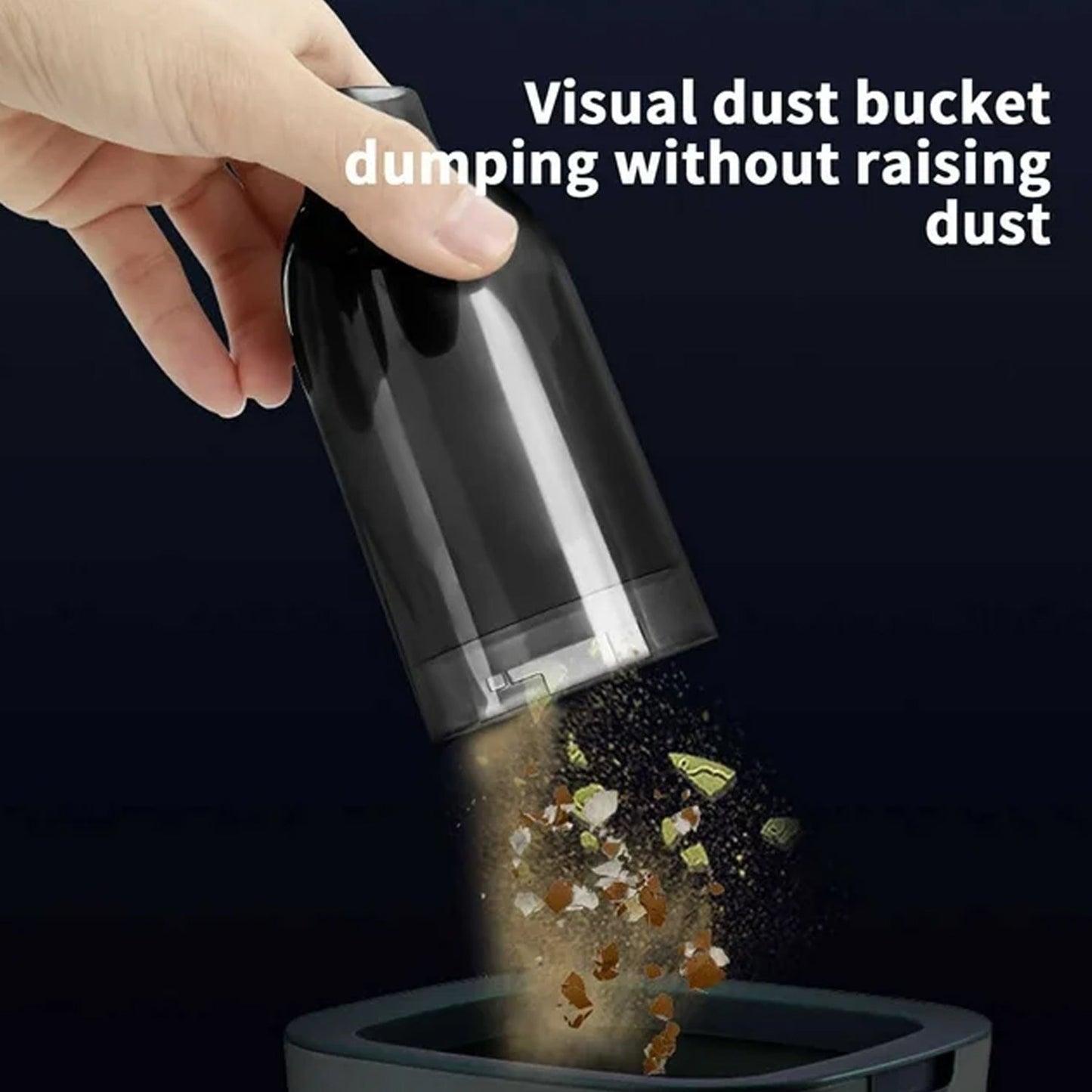 3 in 1 Mini Car Vacuum ? Wireless, Rechargeable, Blower & Dust Cleaner for Car, Home & Keyboard
