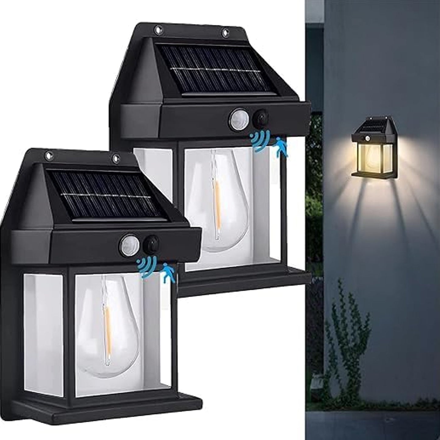 Solar Wall Lamp ? Wireless Outdoor Light with Motion Sensor & 3 Modes