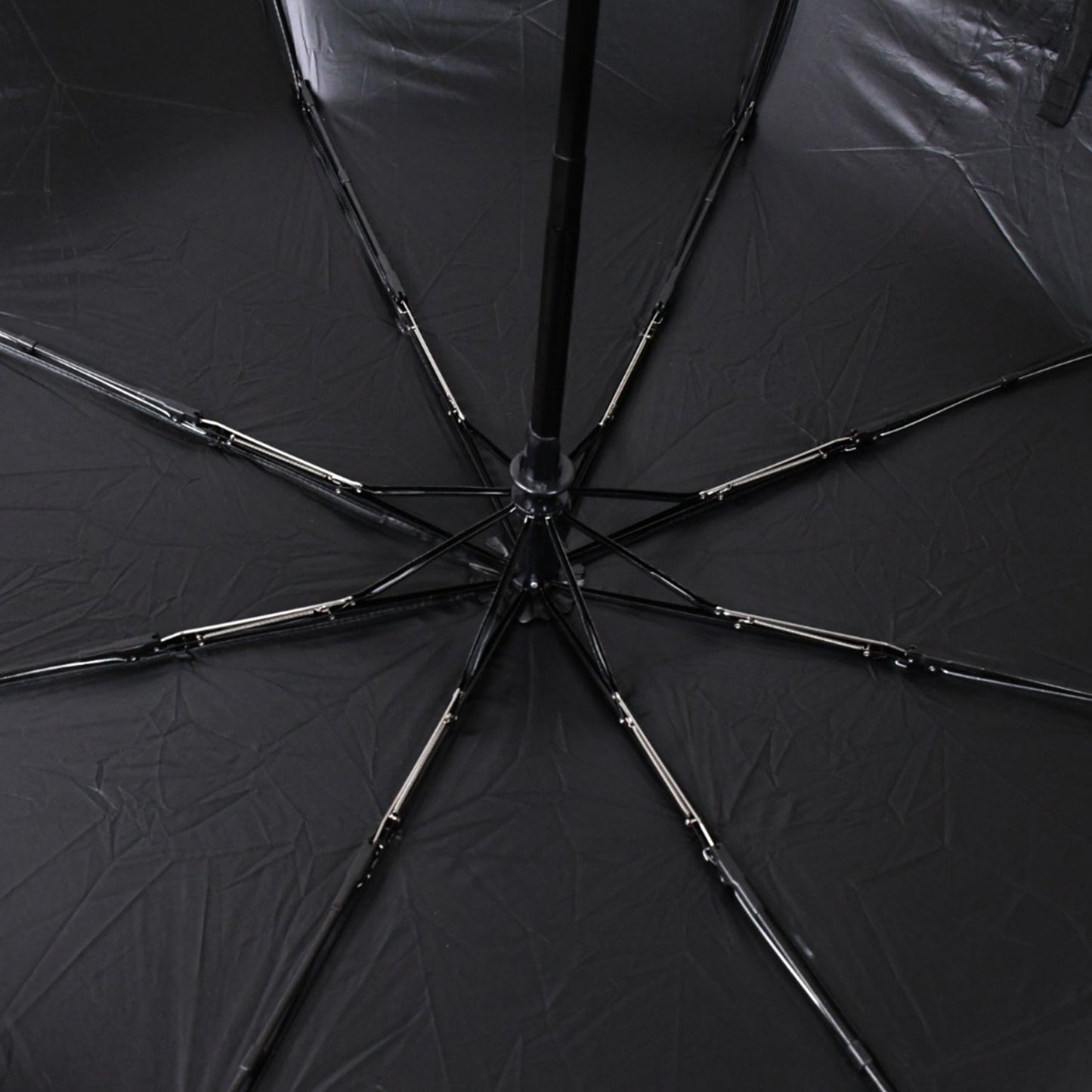 2 Fold Manual Umbrella ? Wind, Sun & Rainproof with Steel Shaft & Wrist Strap
