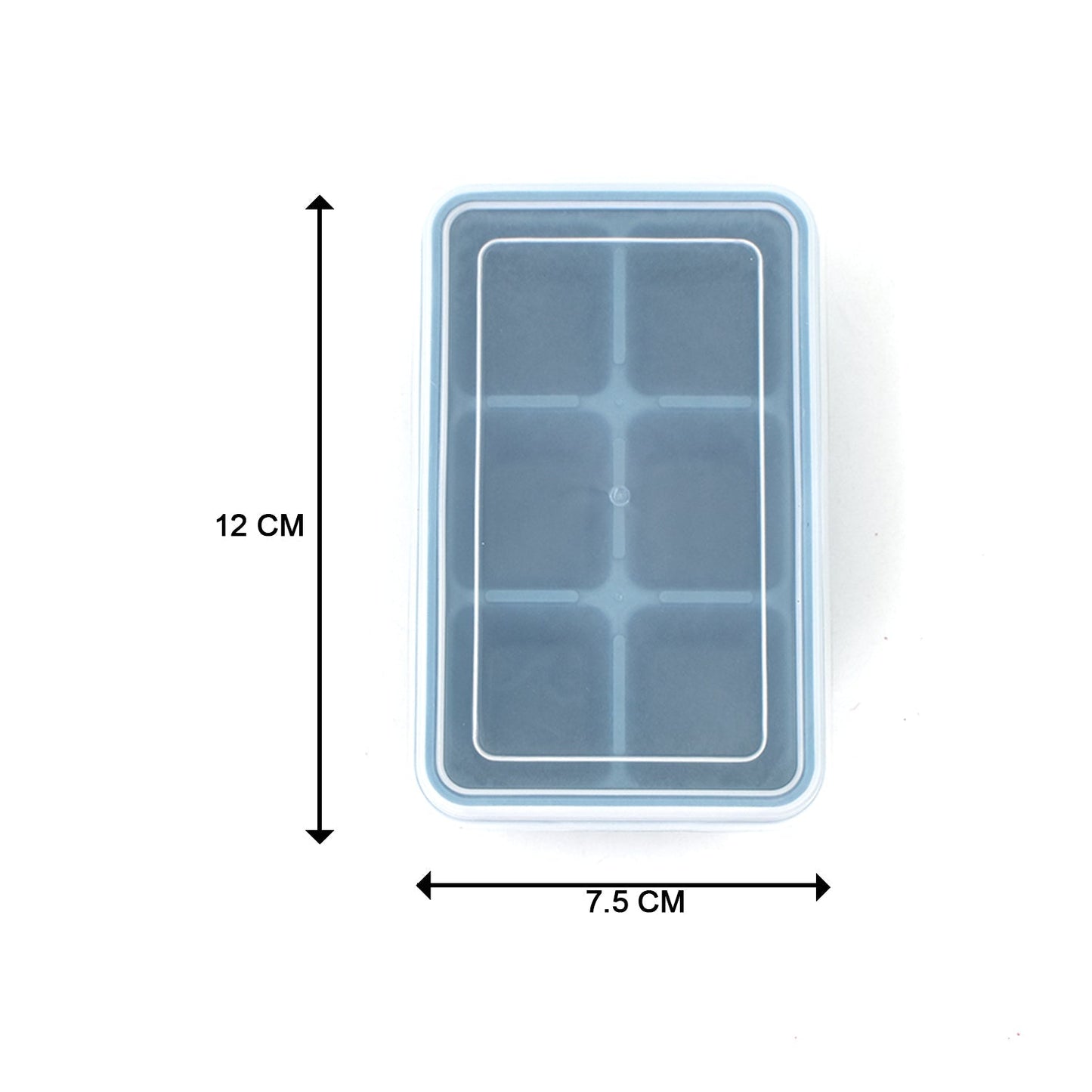 6-Grid Silicone Ice Tray ? Ideal for Household Ice Making