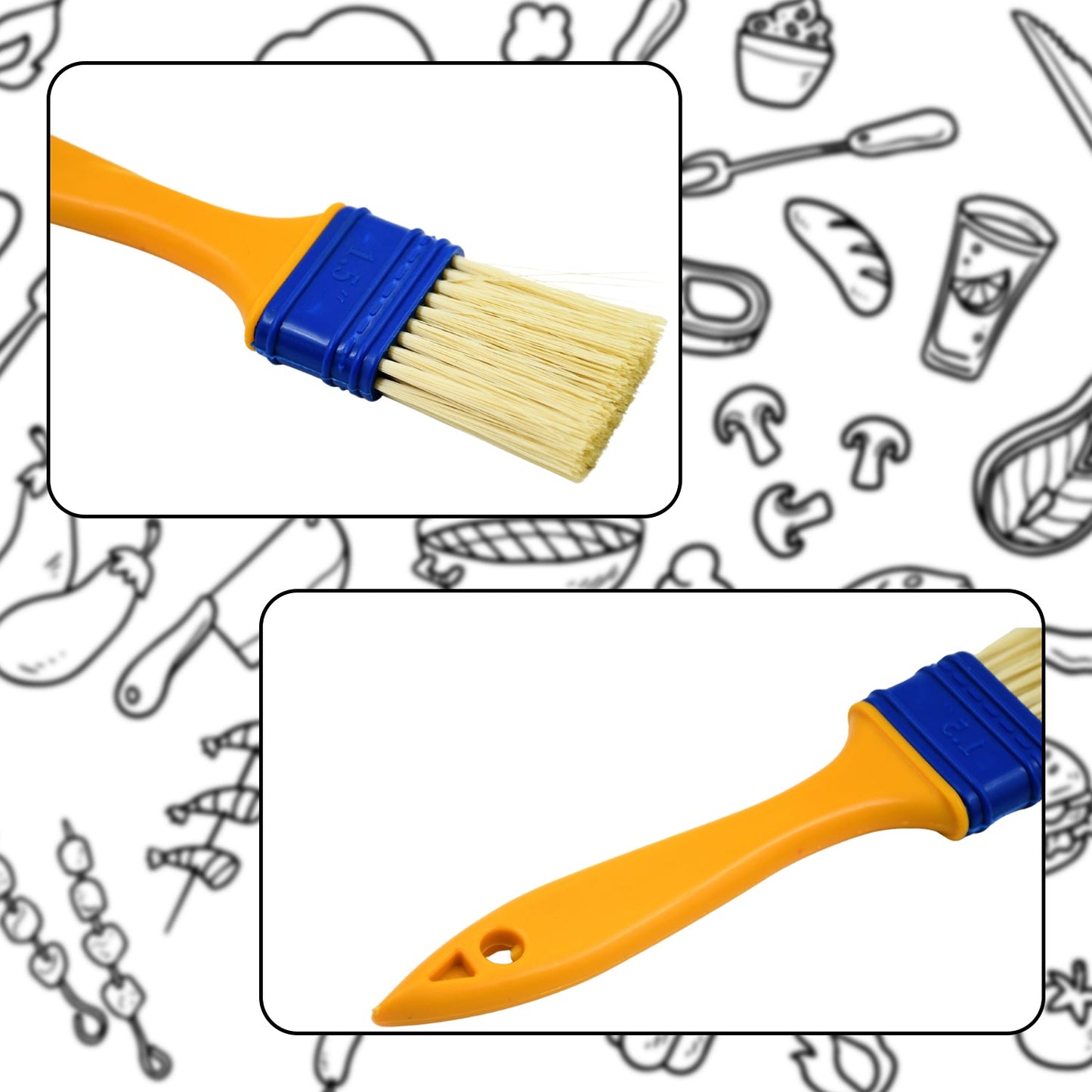 Multifunction Basting Brush ? Cooking & Baking Set (2 Pcs)