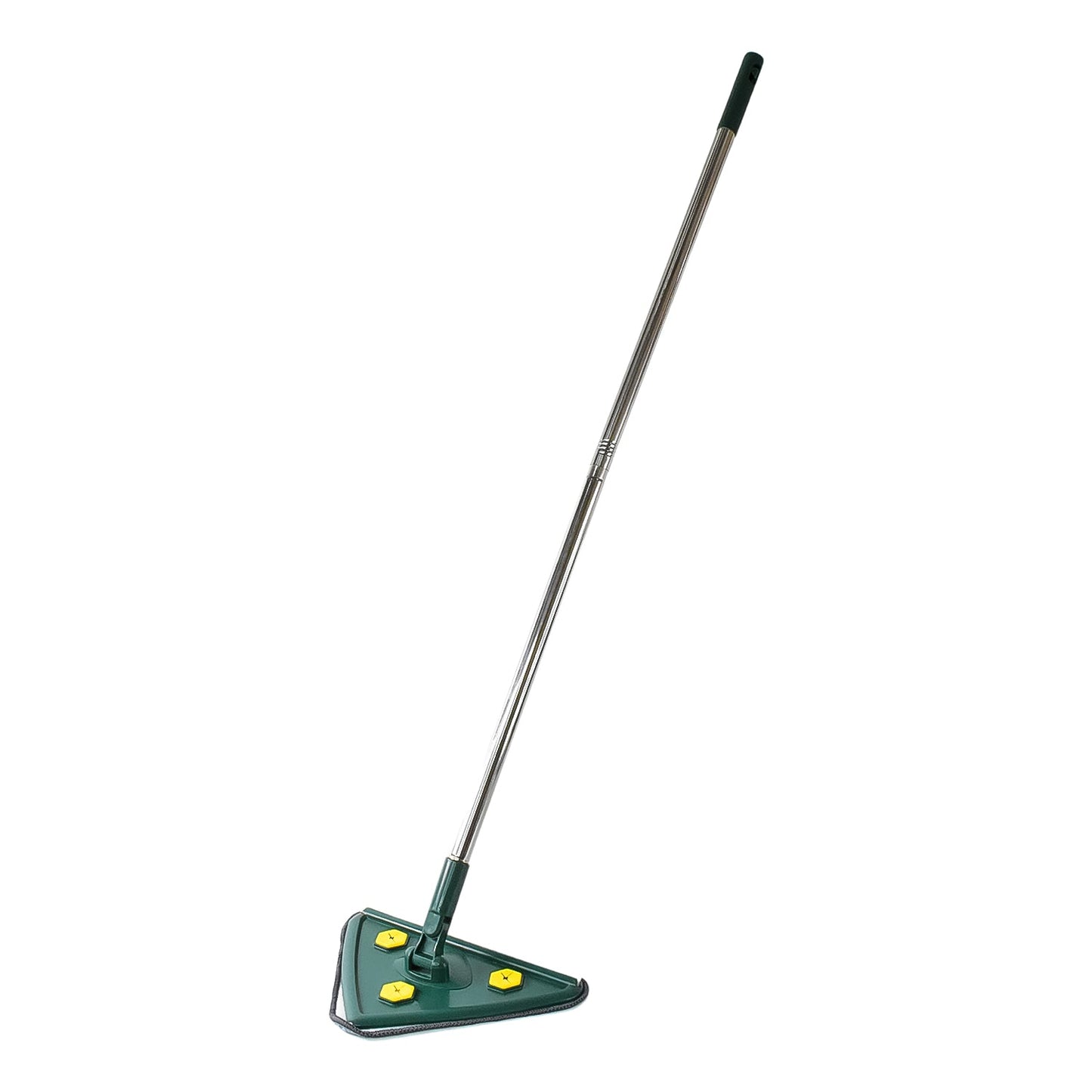 2-in-1 Extendable Triangle Mop ? Retractable, 360° Rotating, Telescopic & Reusable Mop Heads (1 Pc)