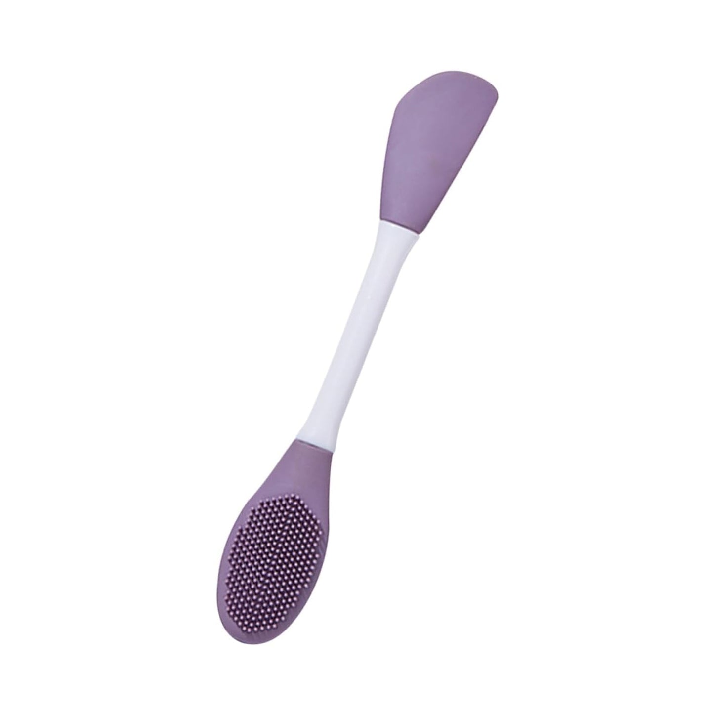 Double-Headed Silicone Mask Brush ? Facial Cleansing & Mask Application Tool (1 Pc)