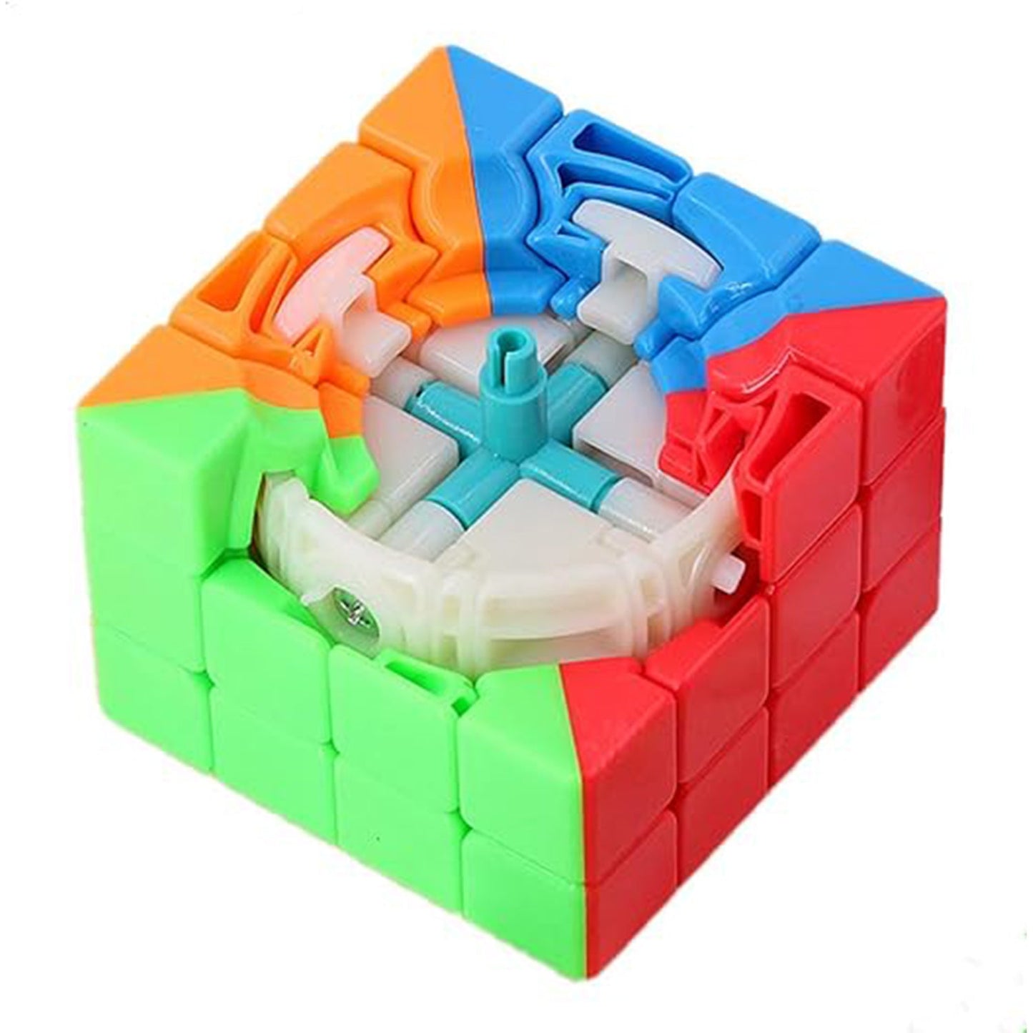 Small Puzzles Cubes 4×4×4 High Speed Sticker Less Magic Cube Game, Kids and Professionals Magic Cube Puzzle Toy, Pack of 1, 8 Years
