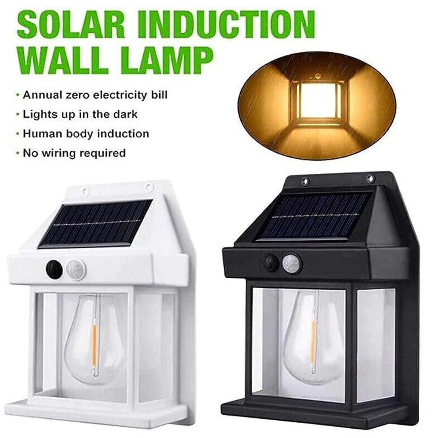 Solar Wall Lamp ? Wireless Outdoor Light with Motion Sensor & 3 Modes