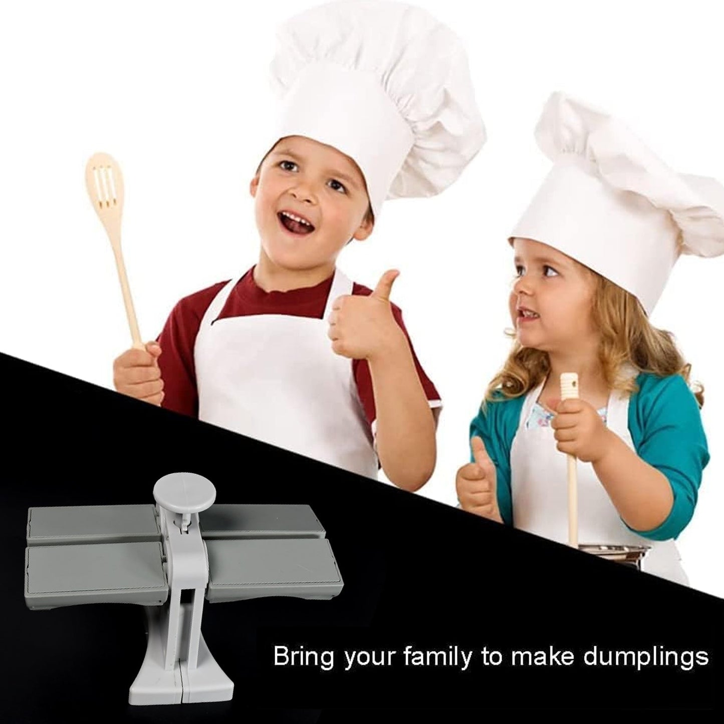 Double Head Dumpling Maker Mold ? Easy Tool for Making Dumplings, Press Mold Kitchen Accessory