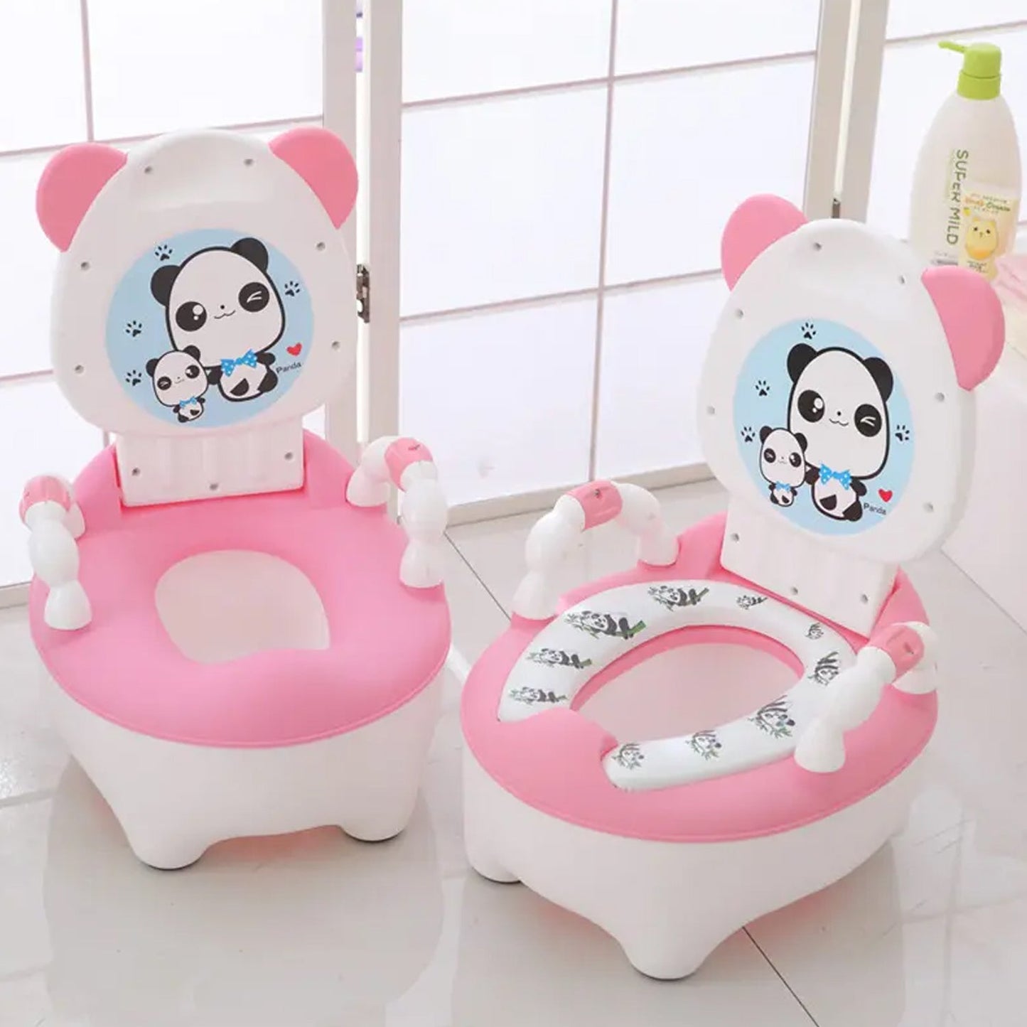 Baby portable Toilet, Baby Potty Training Seat Baby Potty Chair for Toddler Boys Girls Potty Seat for 1 year child