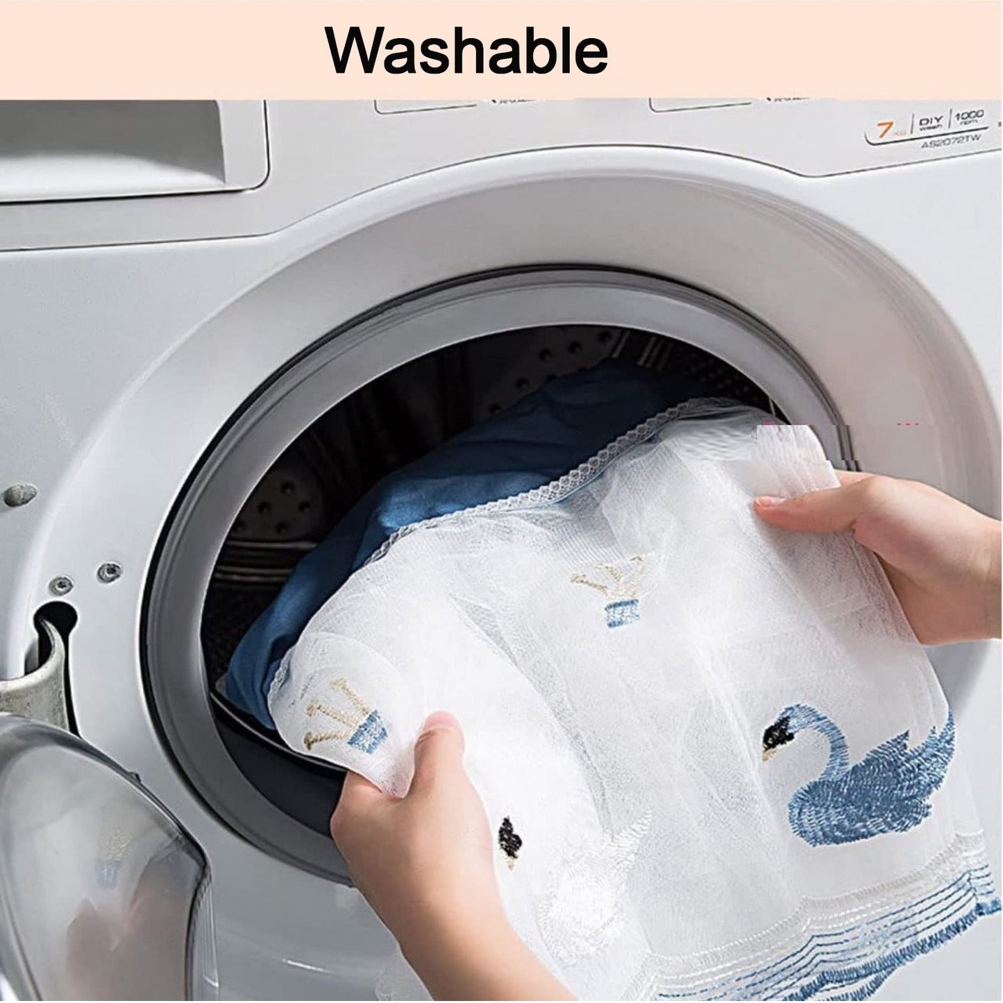 Folding Split AC Dust Cover ? Washable, Dustproof (1 Pc, approx 1 Ton)