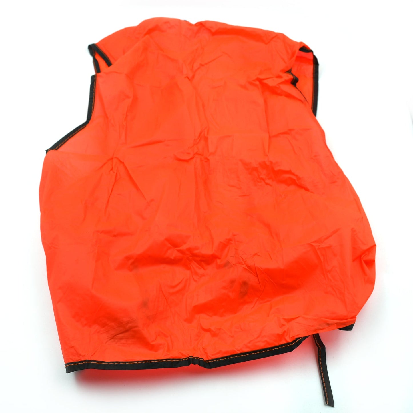 Economy PVC Safety Vest ? Soft Vinyl, Tie Closure, High Visibility