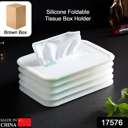 Simple Silicone Tissue Holder ? Cube/Cylinder Tissue Box for Bathroom, Office, Car & Bedroom