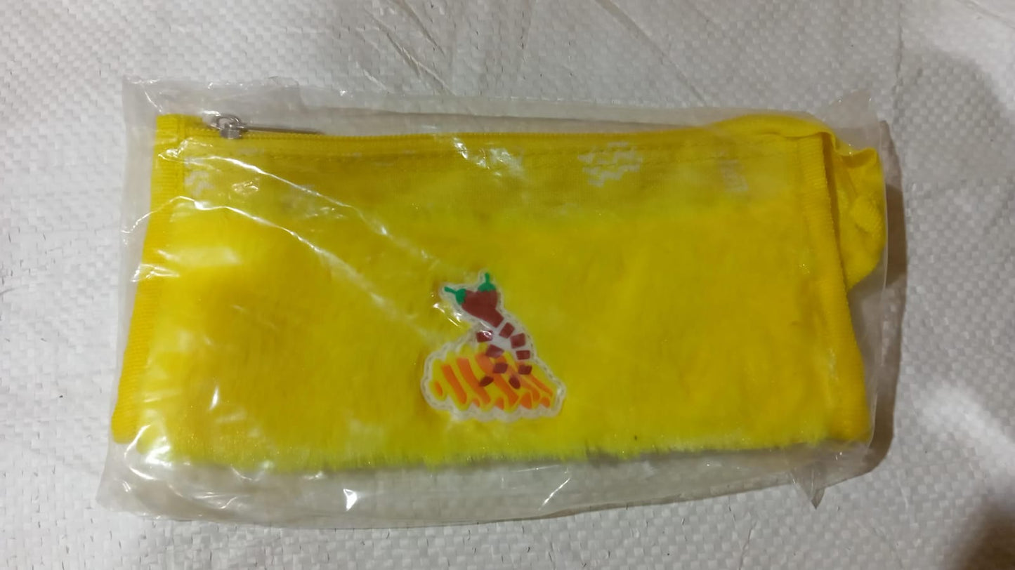 Smart Double Pocket Zipper Pouch ? Multipurpose, Washable Stationery Organizer for School & Travel (2-Pocket)