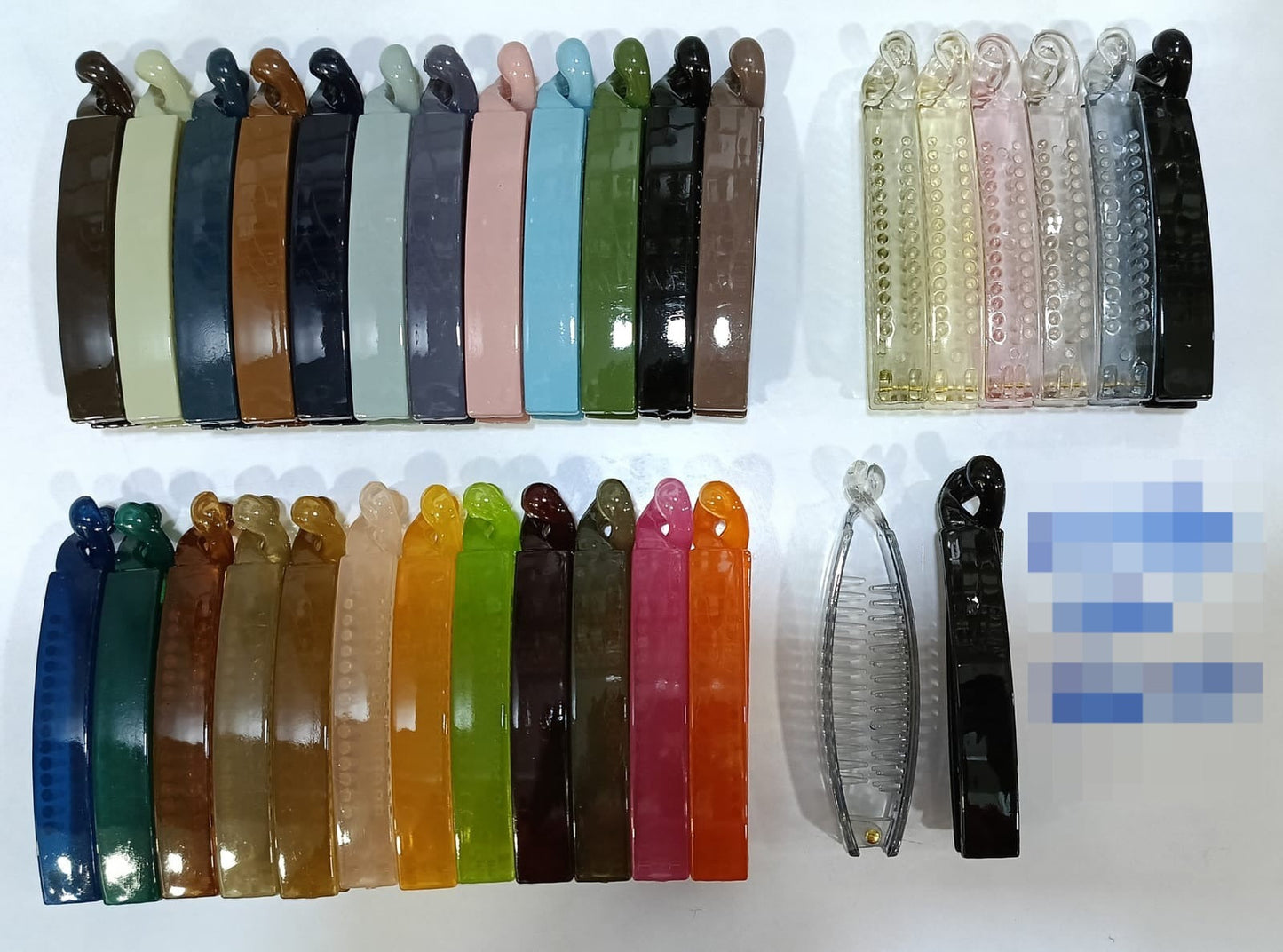 Plastic Hair Claw Clips Strong Clips (1 Pc / Mix Color), Hair accessories