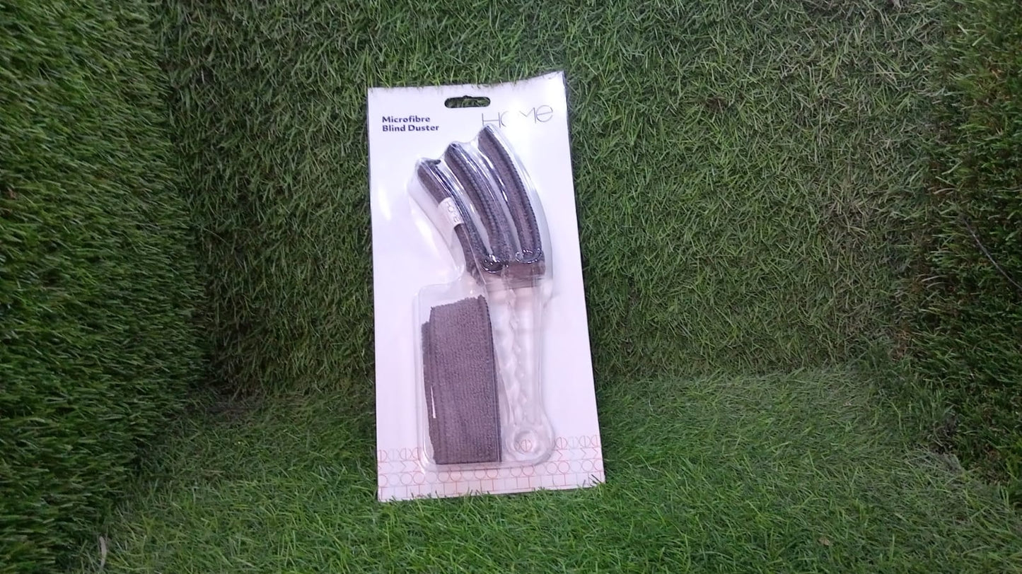 Window Blind Cleaner Brush with Microfiber Sleeves ? Dusting Tool for Shutters & AC (1 Pc)