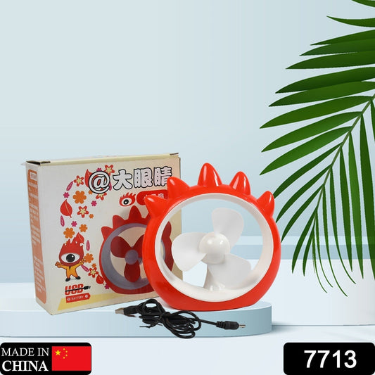 Mini Desktop Fan ? Rechargeable USB Cooling Fan for Home, Office & Car (Battery Not Included)