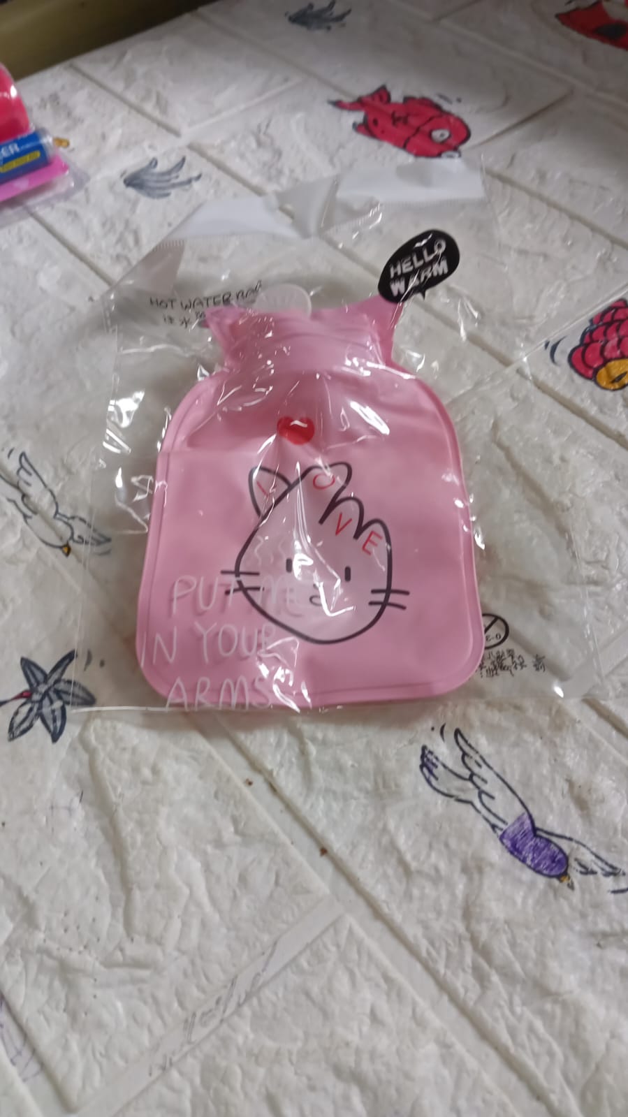 Mix-Design Printed Small Hot Water Bag ? Leak-Proof Hot/Cold Therapy for Pain Relief (1 Pc)