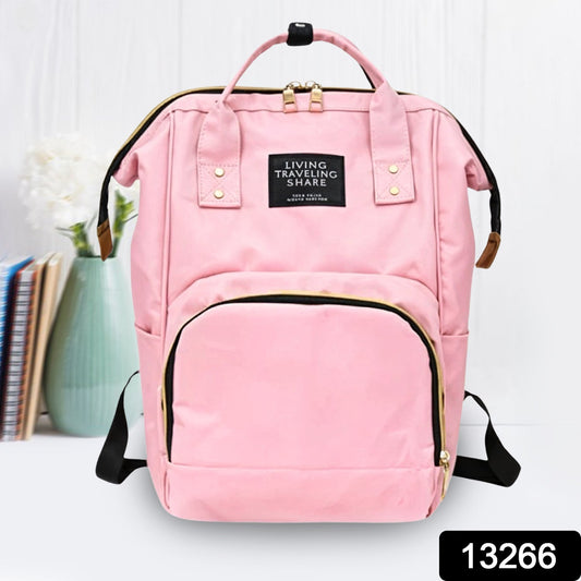 Multipurpose Large Capacity Mom's Backpack Diaper Bag (1 Pc)