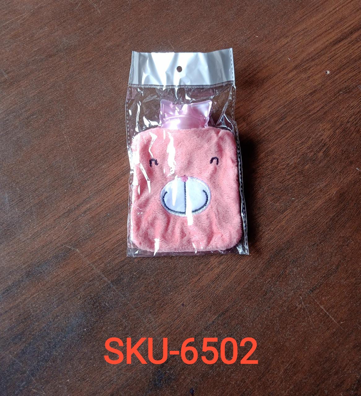 Pink Hot Water Bag with Cover ? Relief for Neck, Shoulders & Cramps