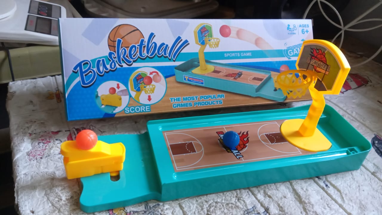 Mini Table top Finger Basketball & Bowling Game ? Indoor Family Fun for Kids & Adults