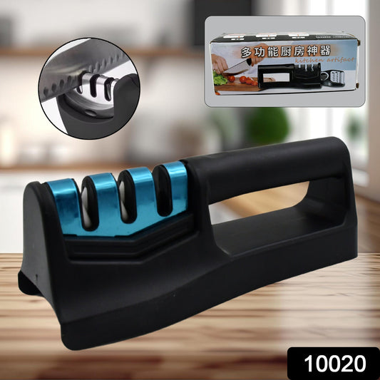 Kitchen Knife Sharpener ? Handheld for Chefs & Serrated Knives (1 Pc, Chopper Not Included)