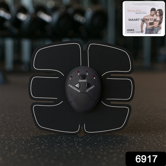 Wireless 6-Pack Abs Stimulator ? Rechargeable Vibrating Muscle Exerciser & Body Massager for Abdominal Training