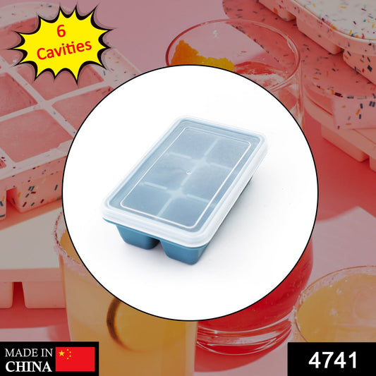 6-Grid Silicone Ice Tray ? Ideal for Household Ice Making