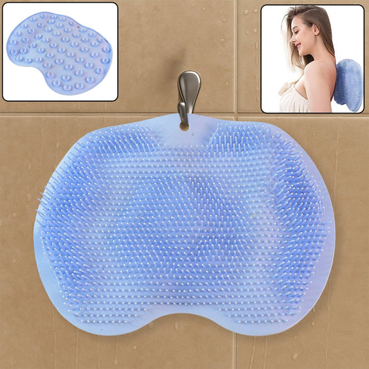 Silicone Bath Massage Cushion ? Suction Cup Exfoliating Foot Scrubber & Mat