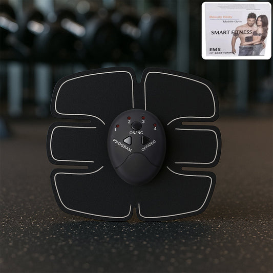 Wireless 6-Pack Abs Stimulator ? Rechargeable Vibrating Muscle Exerciser & Body Massager for Abdominal Training
