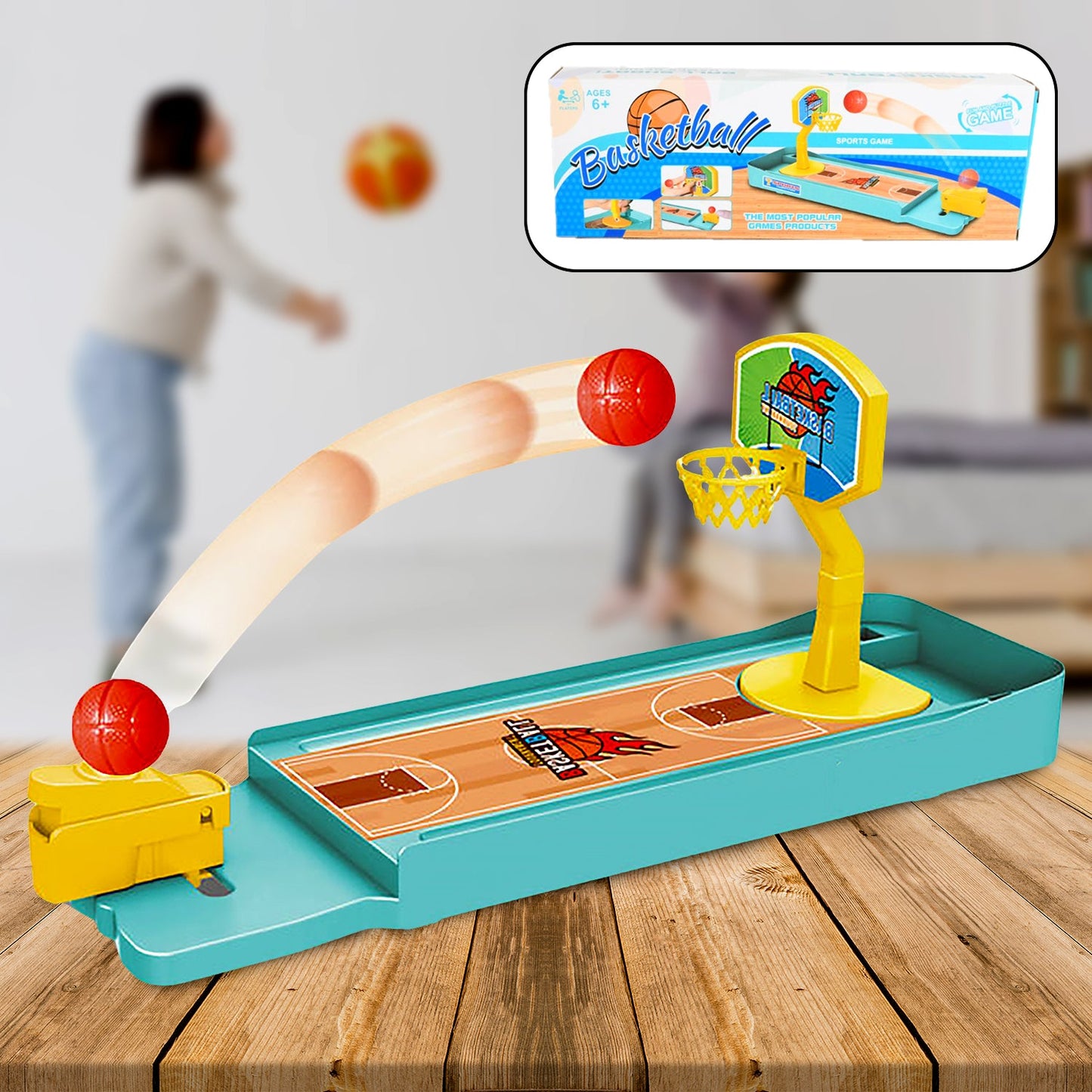 Mini Table top Finger Basketball & Bowling Game ? Indoor Family Fun for Kids & Adults