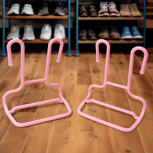 Multi-Function Drying Rack & Shoe Organizer ? Hanging Storage Shelf for Wardrobe & Closet, Shoe Stand & Holder (2 Pc Set)