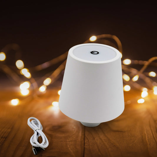 USB Rechargeable LED Bottle Lamp ? 3 Color Dimmable Wireless Table Light for Home & Bar (1 Pc)