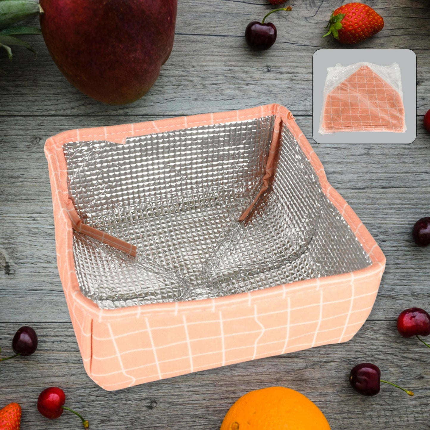 Foldable Food Cover ? Anti-Dust & Heat Preservation (20x20 Cm)