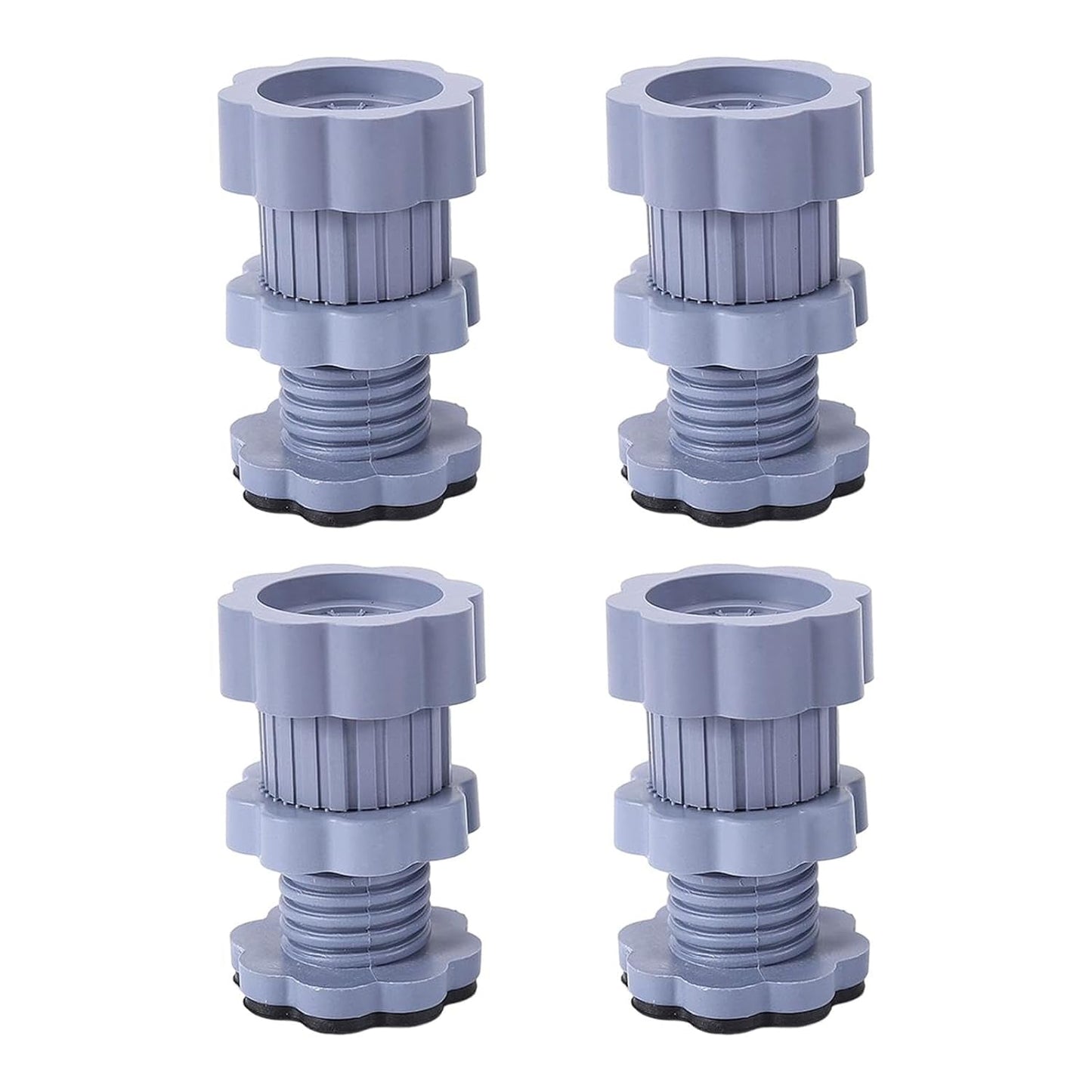 Adjustable Anti-Vibration Washing Machine Support Stand ? Non-Slip PVC Lifting Stand (4 Pc Set)