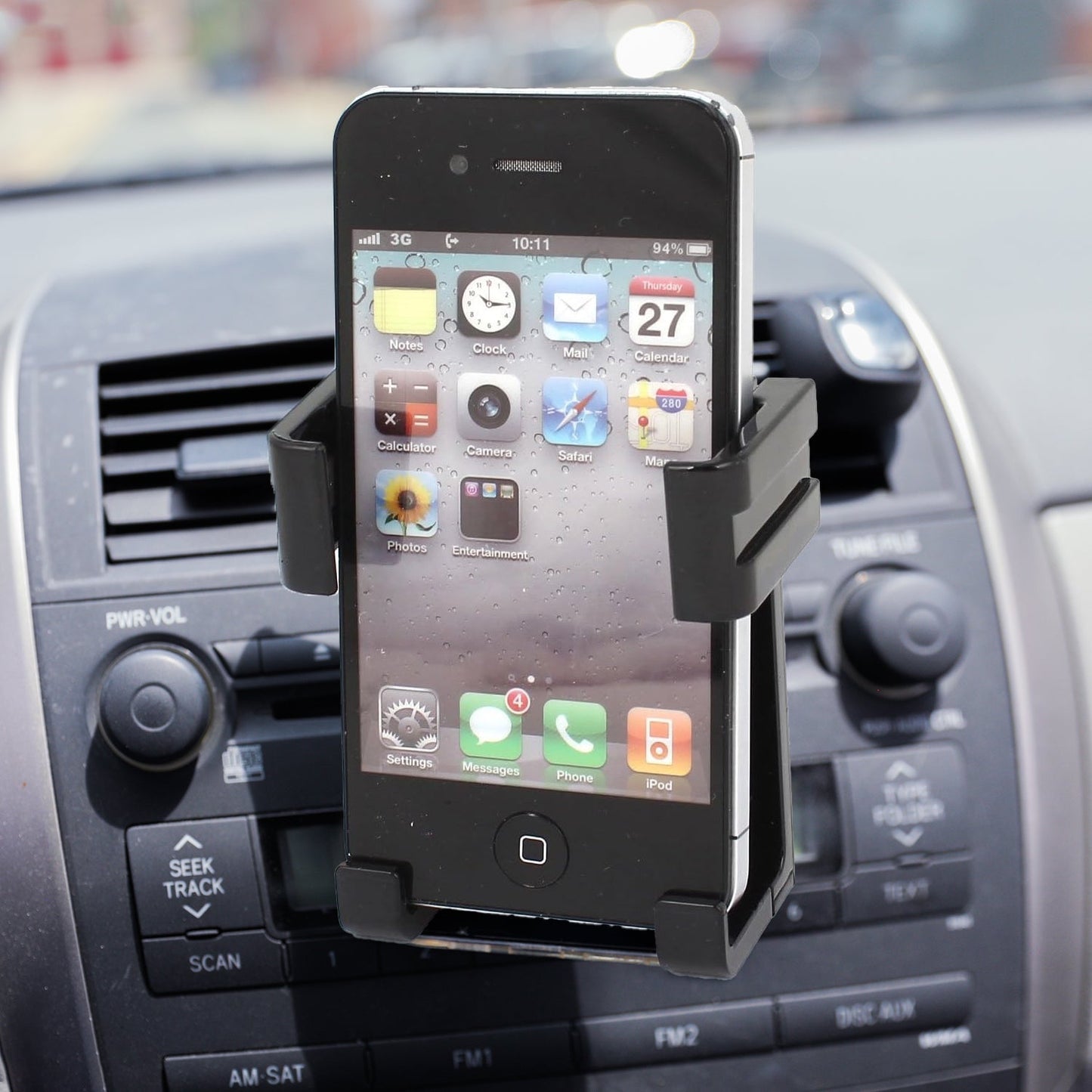Smartphone Car Holder ? Air Vent & Dashboard Bracket (1 Pc)