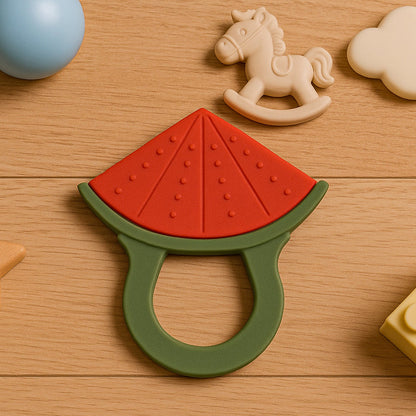 Baby Silicone Teether (1 Pc): Food Grade, Non-Toxic, Teething Relief (3 Months)