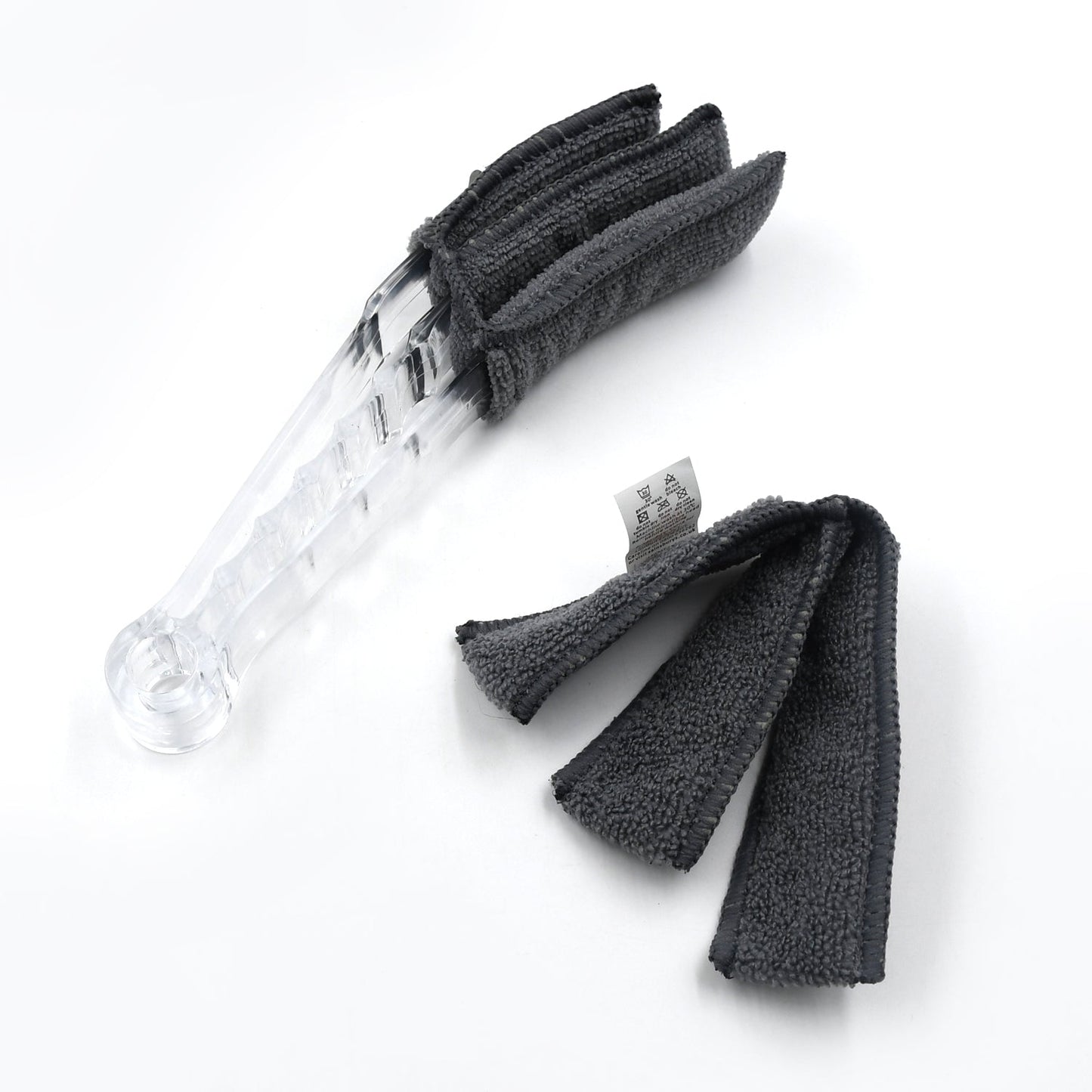 Window Blind Cleaner Brush with Microfiber Sleeves ? Dusting Tool for Shutters & AC (1 Pc)