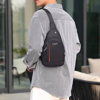 Waterproof Anti-Theft Crossbody Fanny Pack ? (1 Pc, Black & Grey)