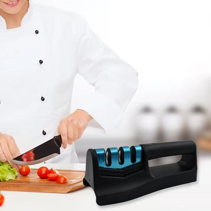 Kitchen Knife Sharpener ? Handheld for Chefs & Serrated Knives (1 Pc, Chopper Not Included)