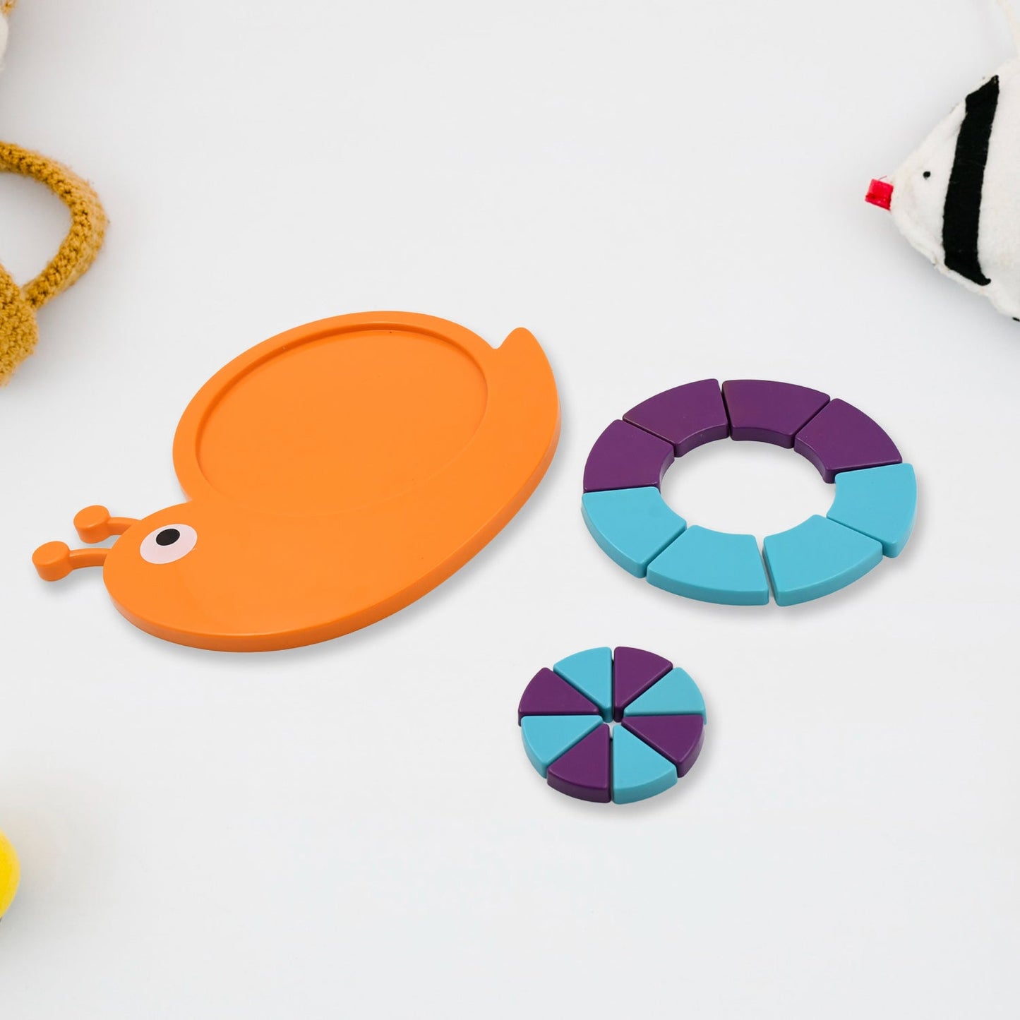 Mini Snail Puzzle ? STEM Educational Toy, Puzzle Games for Ages 3-6 (Mix Color)