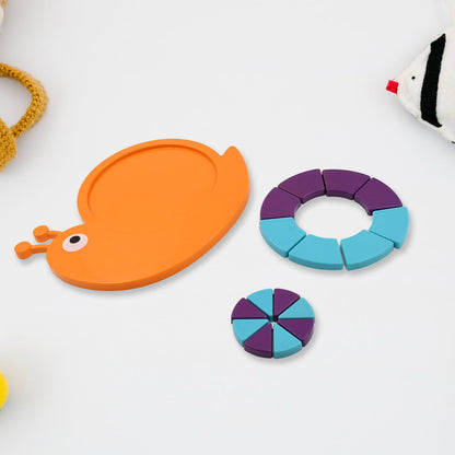 Mini Snail Puzzle ? STEM Educational Toy, Puzzle Games for Ages 3-6 (Mix Color)