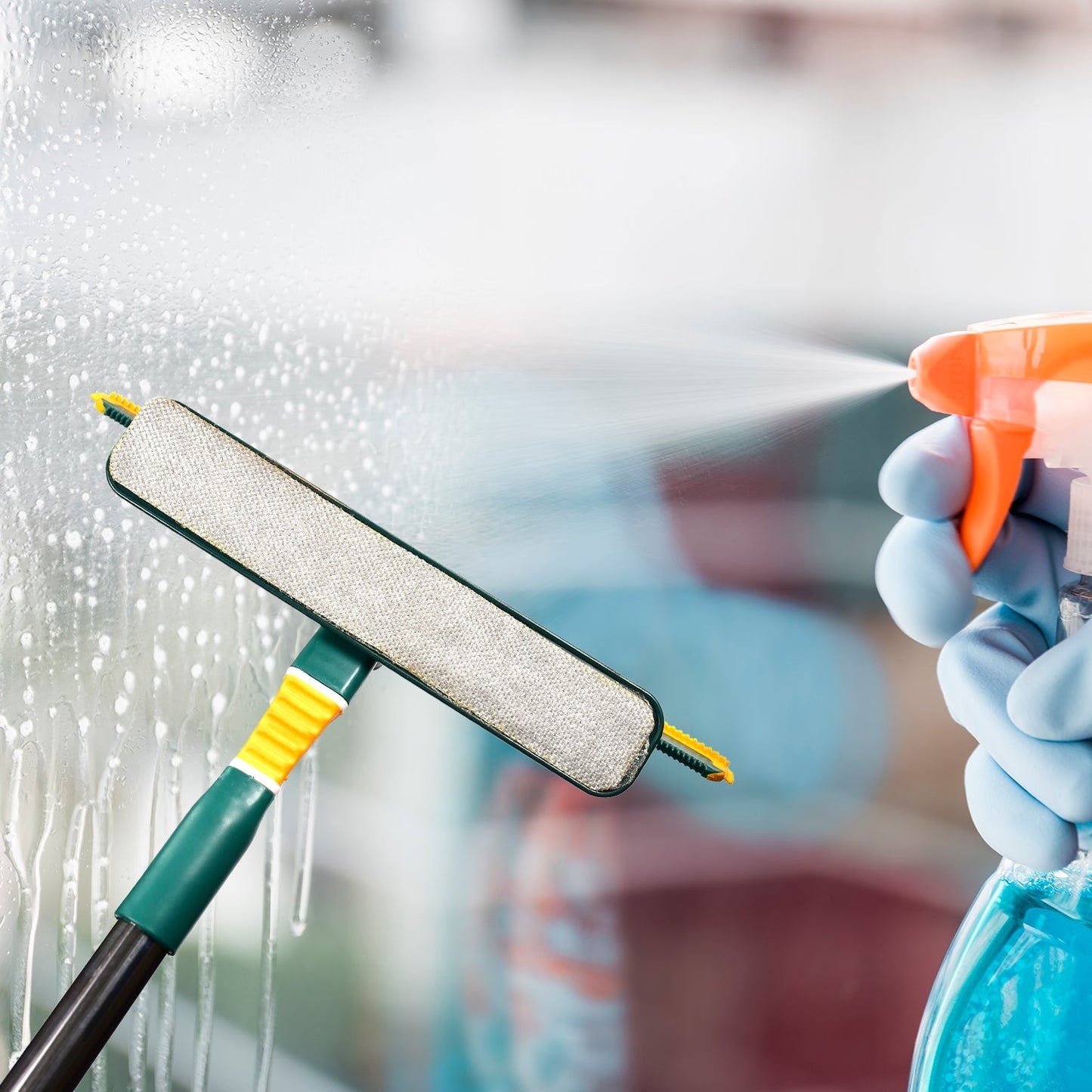 3-in-1 Glass Wiper ? Multi-Surface Cleaner for Home & Office