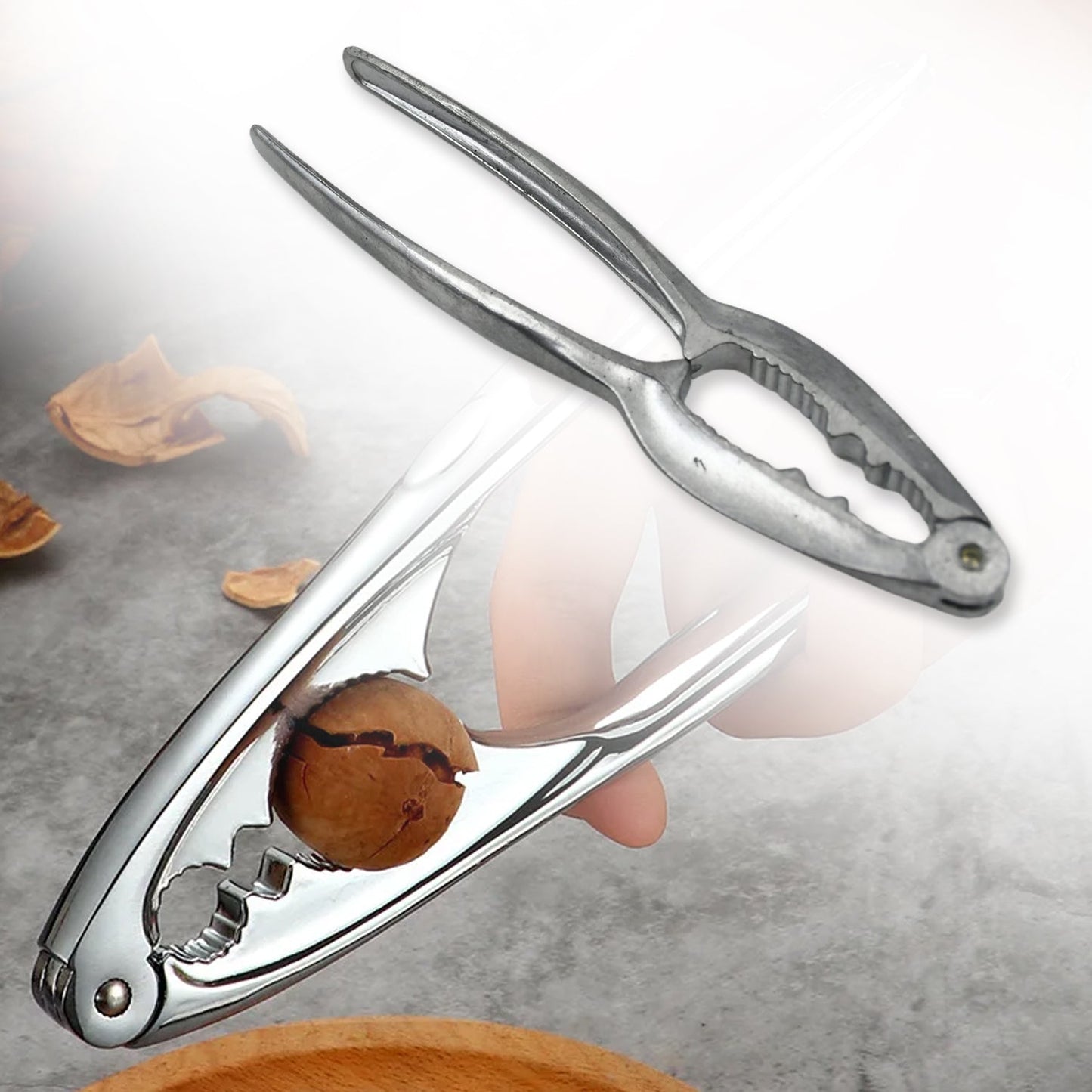 Luxury Stainless Walnut Cracker ? Portable Nut Cutter & Pliers