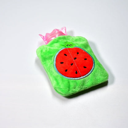 Watermelon Small Hot Water Bag with Cover ? Pain Relief Warmer