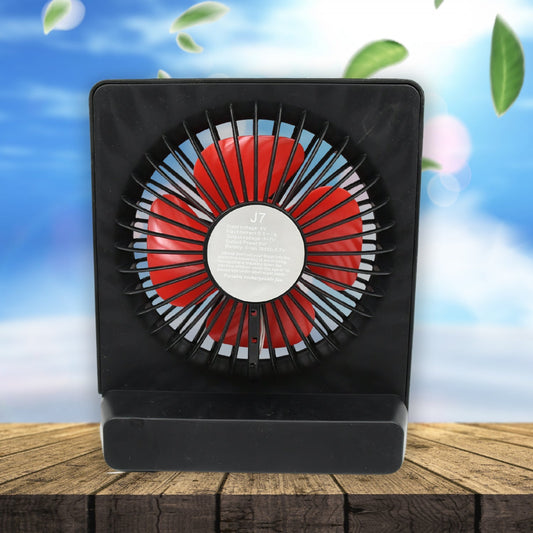 Portable Desk Fan ? 1 Speed Setting, Personal Table Fan for Office, School & Home Use (1 Pc)