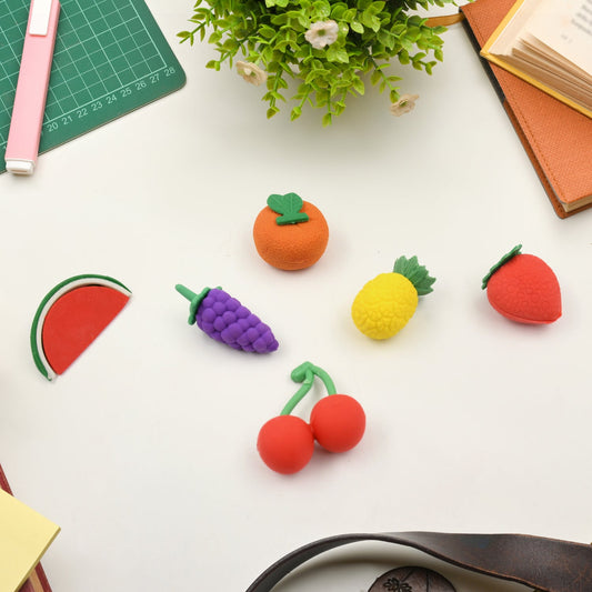 3D Mix Design Fancy & Colorful Erasers ? Cute Novelty Eraser Set for Kids & School Prize (1 Set)