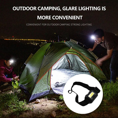 10W COB Waterproof Headlamp ? Portable Lantern for Camping, Hiking, Cycling & Hunting (1 Pc)