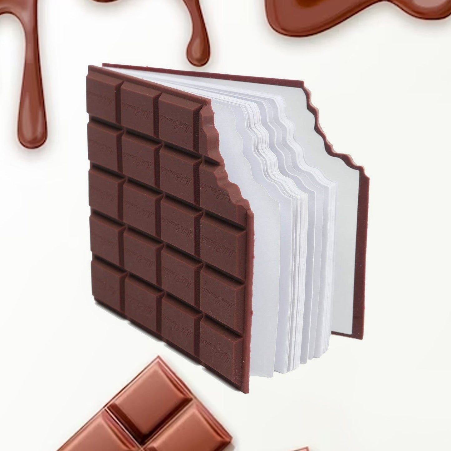 Small Chocolate Scented Bite-Shape Pocket Diary ? Rectangular Memo Notebook for Kids (80 Pages)