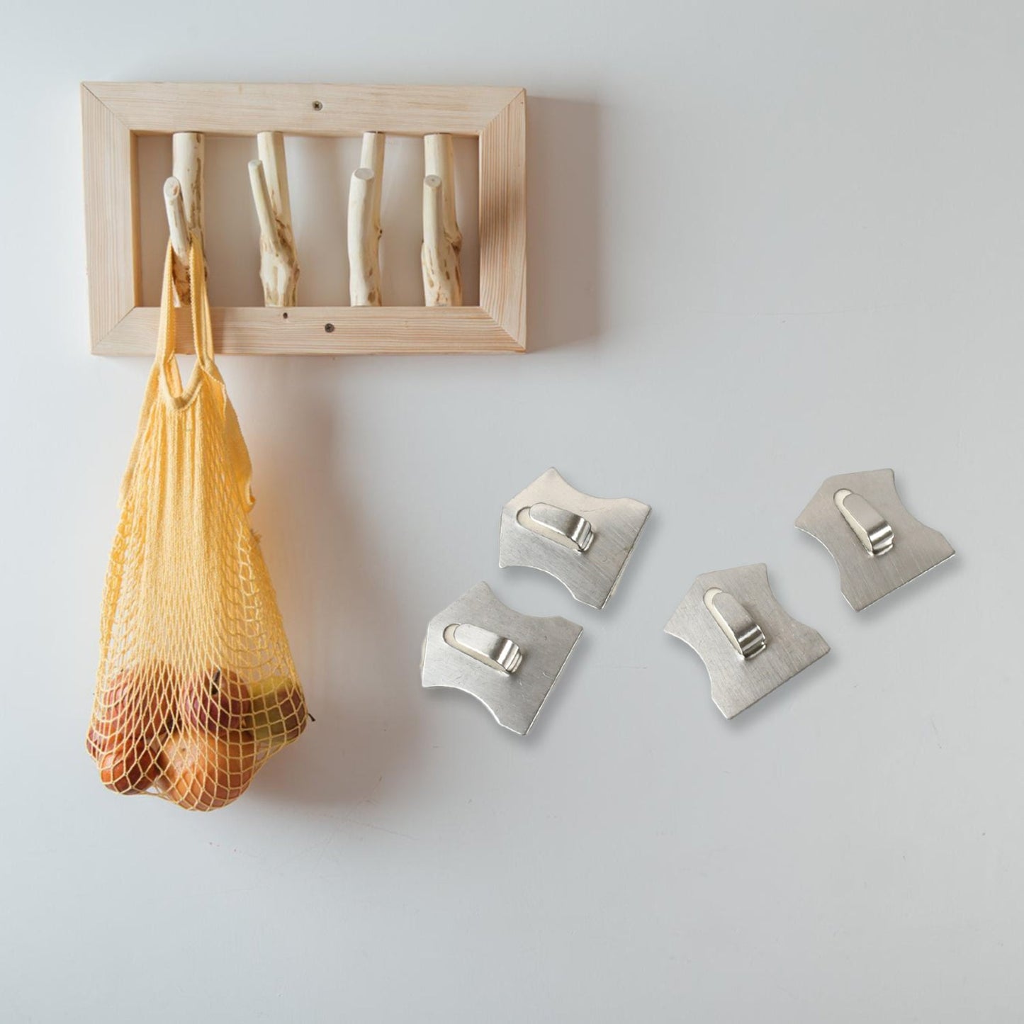 Self-Adhesive Stainless Hooks ? Waterproof for Robes, Coats & Towels